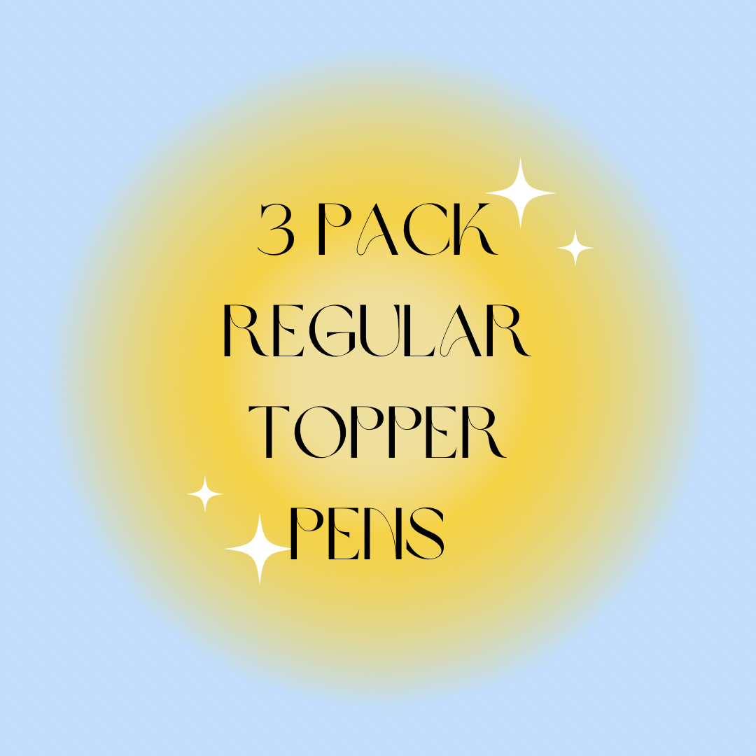 Three Pack Regular Topper Pens